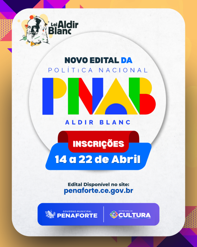 EDITAL Nº 01/2025 ALDIRBLANC – DIVERSAS ÁREAS DA CULTURA